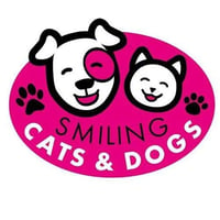 Smiling Cats and Dogs logo