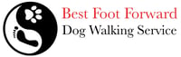 bff dog walking service logo