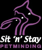 Sit 'n' Stay Petminding logo