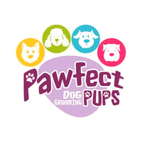 Pawfect Pups Dog Grooming logo