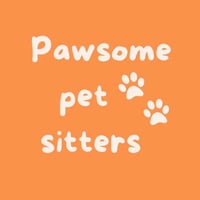 Pawsome pet sitters logo