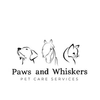 Paws & Whiskers Pet Services logo