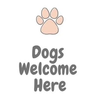 Dogs Welcome Here logo