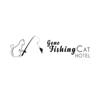 Gone Fishing Cat Hotel logo