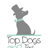 Top Dogs and Tails - dog grooming service logo