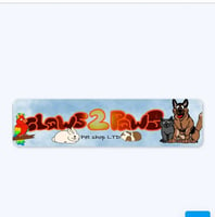 Claws2paws pet shop ltd logo