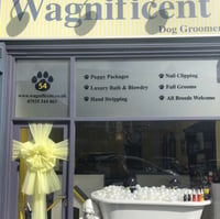Wagnificent Dog Groomers logo