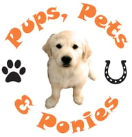 Pups, Pets & Ponies logo