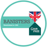 Banisters pets shop logo
