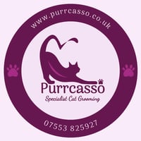 Purrcasso Cat Grooming logo