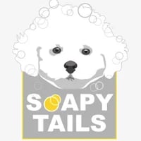 Soapy Tails Dog Grooming logo