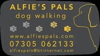 Alfie's Pals Dog Walking logo
