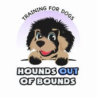 Hounds Out of Bounds Training logo