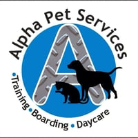 Alpha Pet Services Dog Daycare and Pet Trainer logo