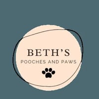 Beth's Pooches and Paws logo