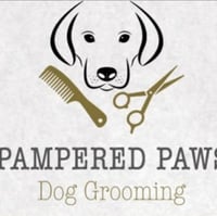 Pampered Paws Dog Grooming logo
