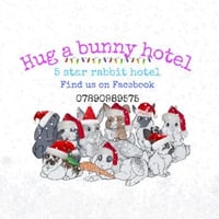 Hug a bunny hotel & Piggie Paradise logo