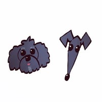 Little and large bespoke dogwalking logo