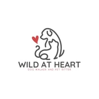 Wild at Heart- Pet Services logo