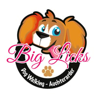Big Licks Dog Walking logo