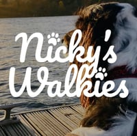 Nicky's Walkies Lyme Green logo