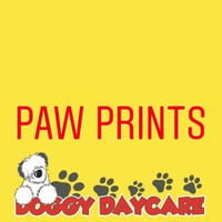 Pawprints doggy daycare logo