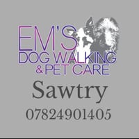Em’s dog walking & pet care Sawtry & surrounding areas logo