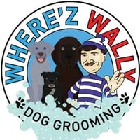 Where'z Wally Dog Grooming logo