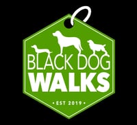 Black Dog Walks logo