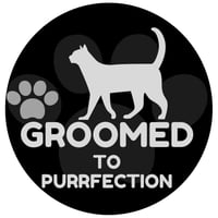 Groomed to Purrfection logo
