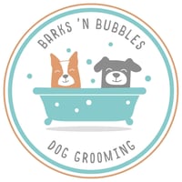 Barks 'n Bubbles Dog Grooming 'n Pet Shop logo
