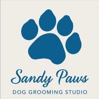 Sandy Paws Dog Grooming Studio logo