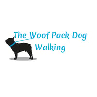 The Woof Pack Dog Walking logo