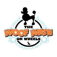 The Woof Wash on Wheels logo