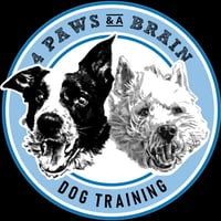 4 Paws & a Brain Dog Training logo