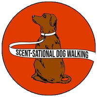 Scent-Sational Dog Walking logo