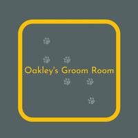 Oakley's Groom Room logo