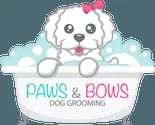 Paws & Bows Dog Grooming logo