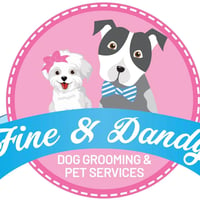 Fine & Dandy Dog Grooming logo
