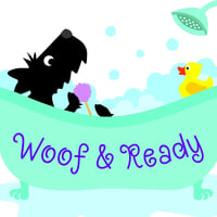 Woof and Ready Dog Grooming logo