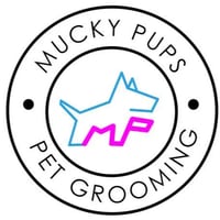 Mucky Pups Pet Grooming logo