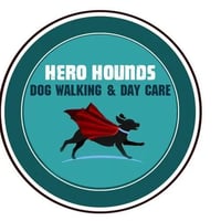 Hero hounds Dog Walking and Day Care logo