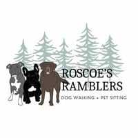 Roscoe's Ramblers - Dog walking services logo