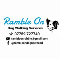 Ramble On Dog Walking Services Barrhead logo